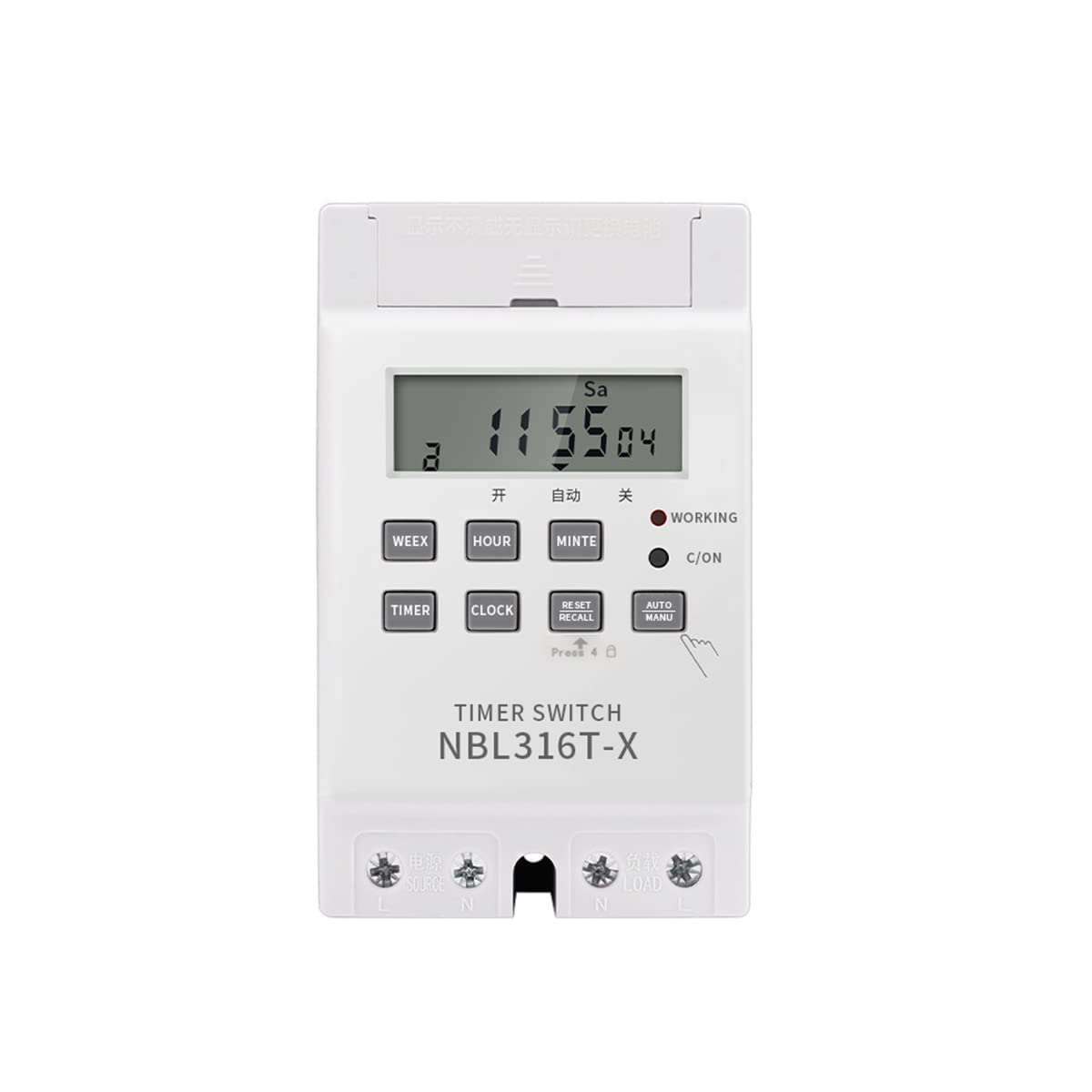Serplex Timer?Switch?Electrical?On Off, 220v Home Appliance Timer Switch Daily/Weekly Auto Cut Off Timer Switch Digital?Timer Control With 16 Timing Settings Din Rail Mount Powered by AAA Battery Serplex Timer?Switch?Electrical?On Off, 220v Home Appliance Timer Switch Daily/Weekly Auto Cut Off Timer Switch Digital?Timer Control With 16 Timing Settings Din Rail Mount Powered by AAA Battery